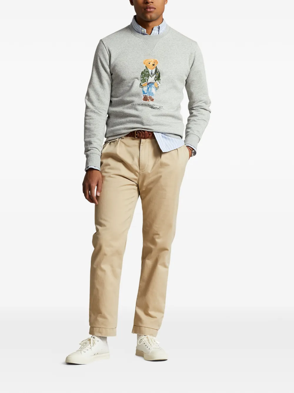 Polo Ralph Lauren Polo Bear sweater met print Grijs