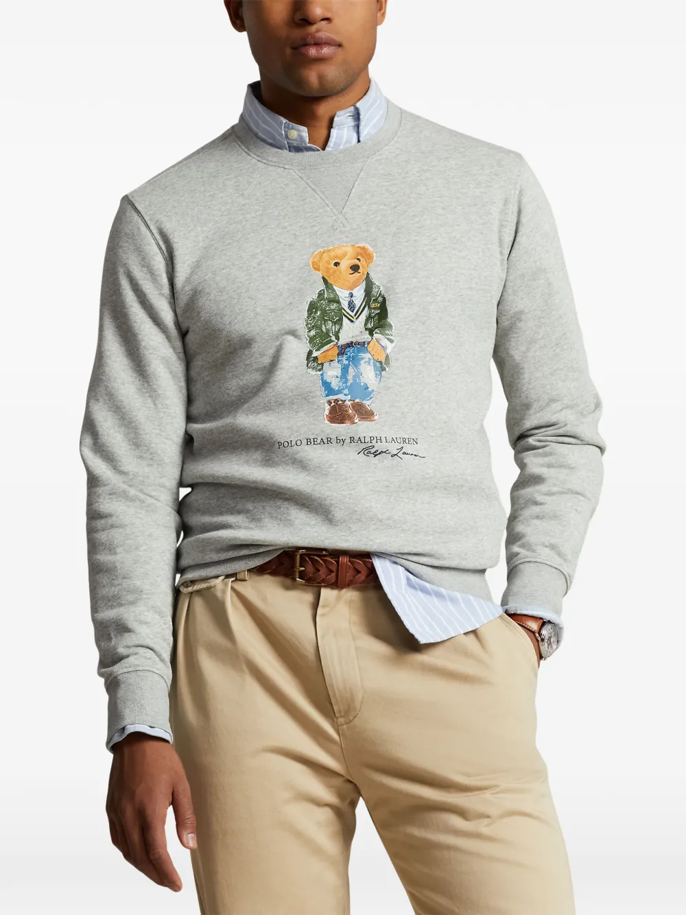 Polo Ralph Lauren Polo Bear sweater met print Grijs