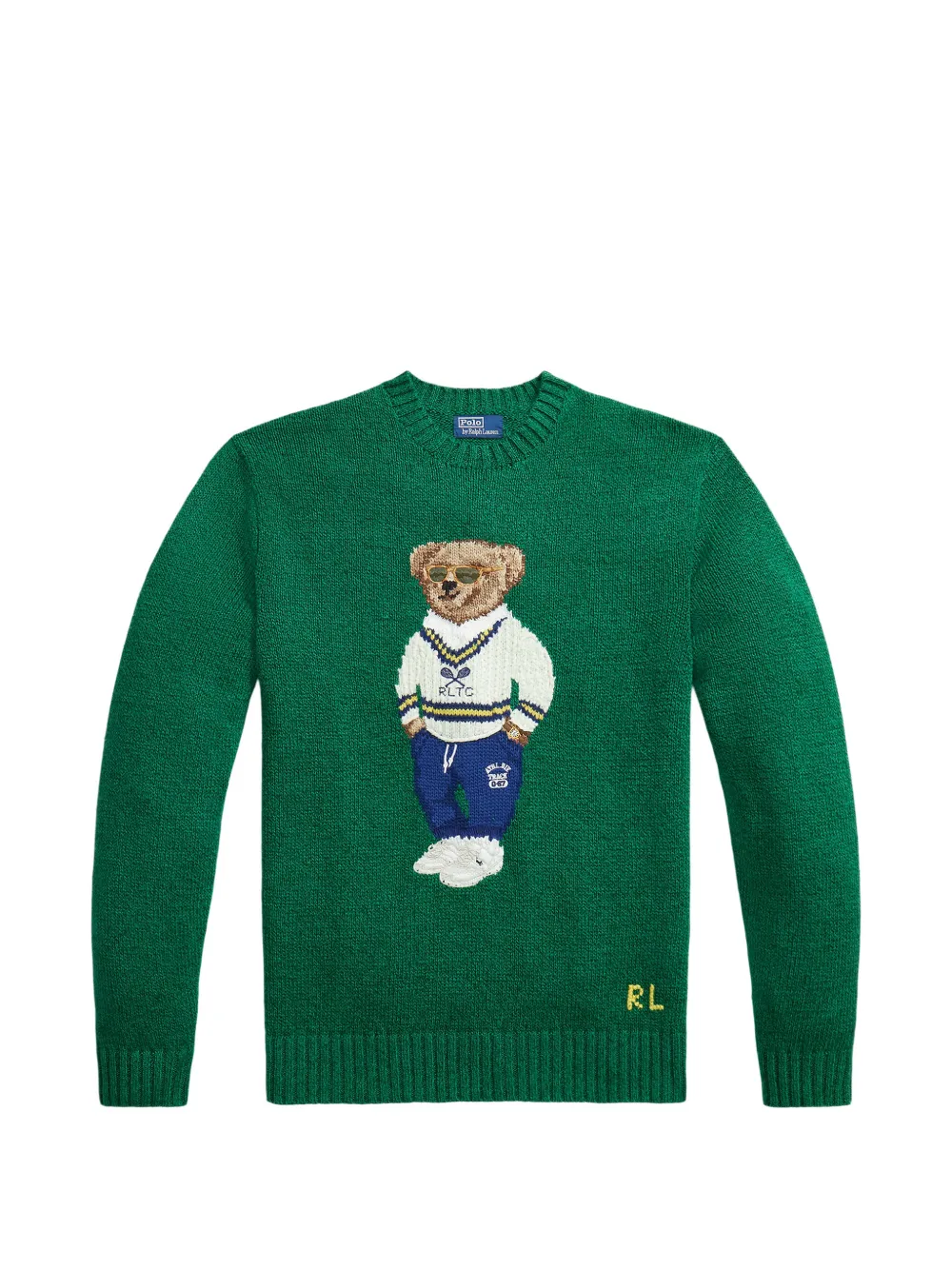 Polo Ralph Lauren Polo Bear intarsia-knit sweater - Green