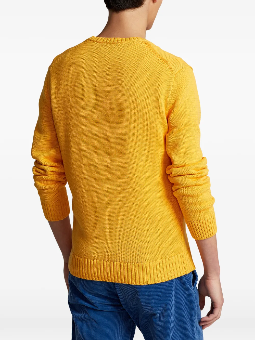 Polo Ralph Lauren Trui met geborduurd logo Geel