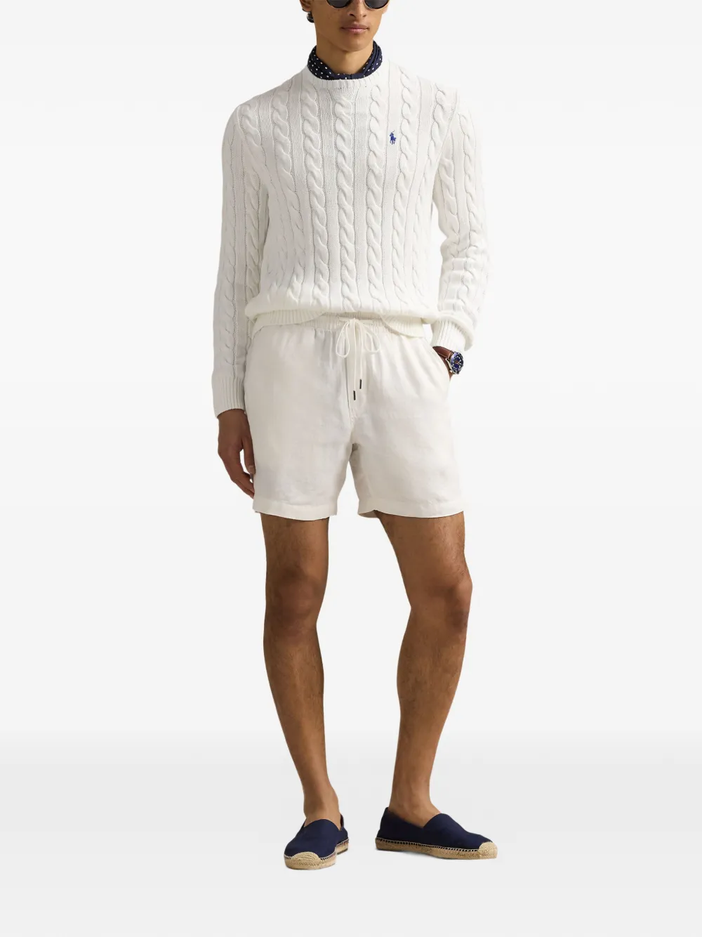 Polo Ralph Lauren Kabelgebreide trui Wit