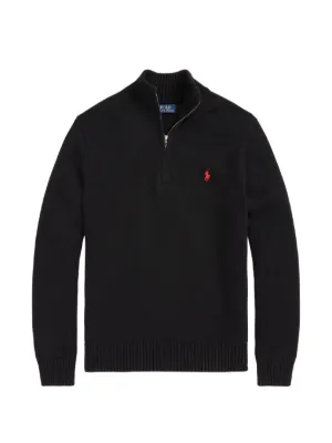 Polo Ralph Lauren half-zip Sweatshirt | Black | FARFETCH