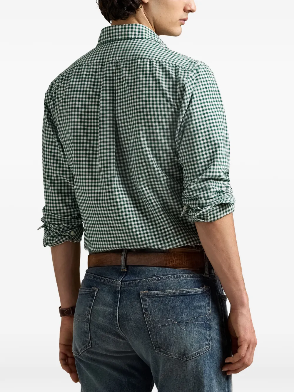 Polo Ralph Lauren Button-down overhemd met gingham ruit Groen