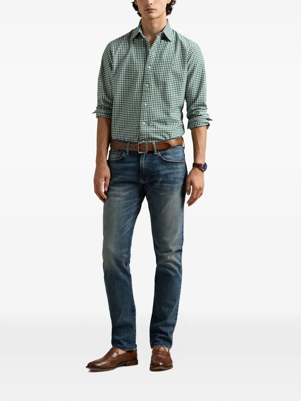 Polo Ralph Lauren Button-down overhemd met gingham ruit Groen