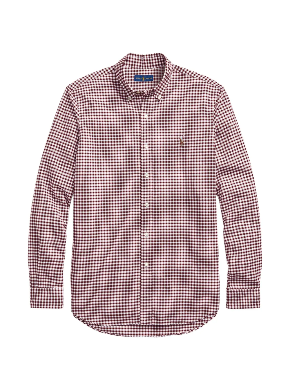 Polo Ralph Lauren gingham-check button-down shirt - Rot