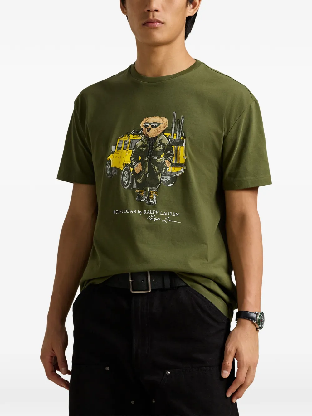 Polo Ralph Lauren T-shirt met print Groen