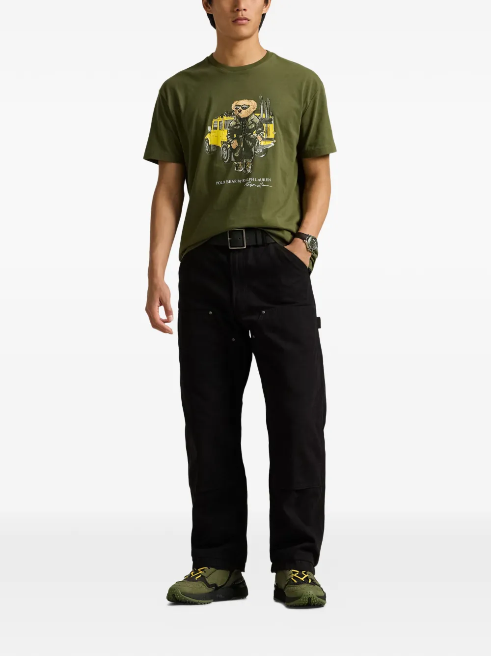 Polo Ralph Lauren T-shirt met print Groen