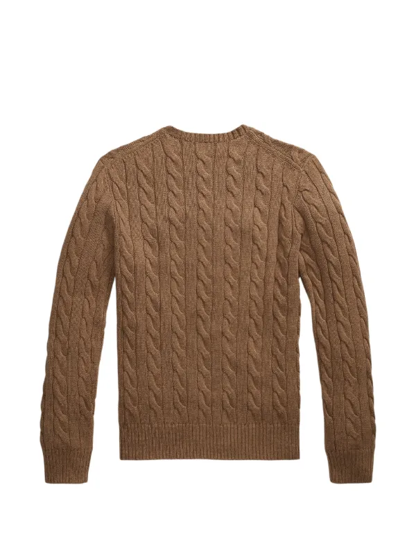 Polo Ralph Lauren ケーブルニット セーター | ブラウン | FARFETCH JP