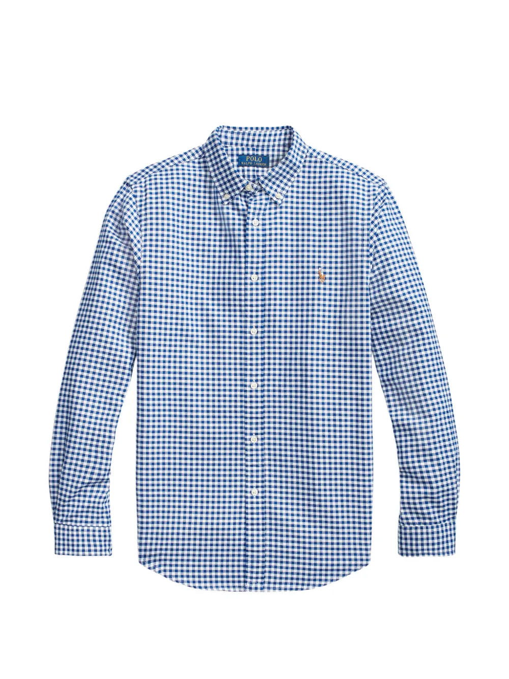 Polo Ralph Lauren gingham-checked button-down shirt - Blu