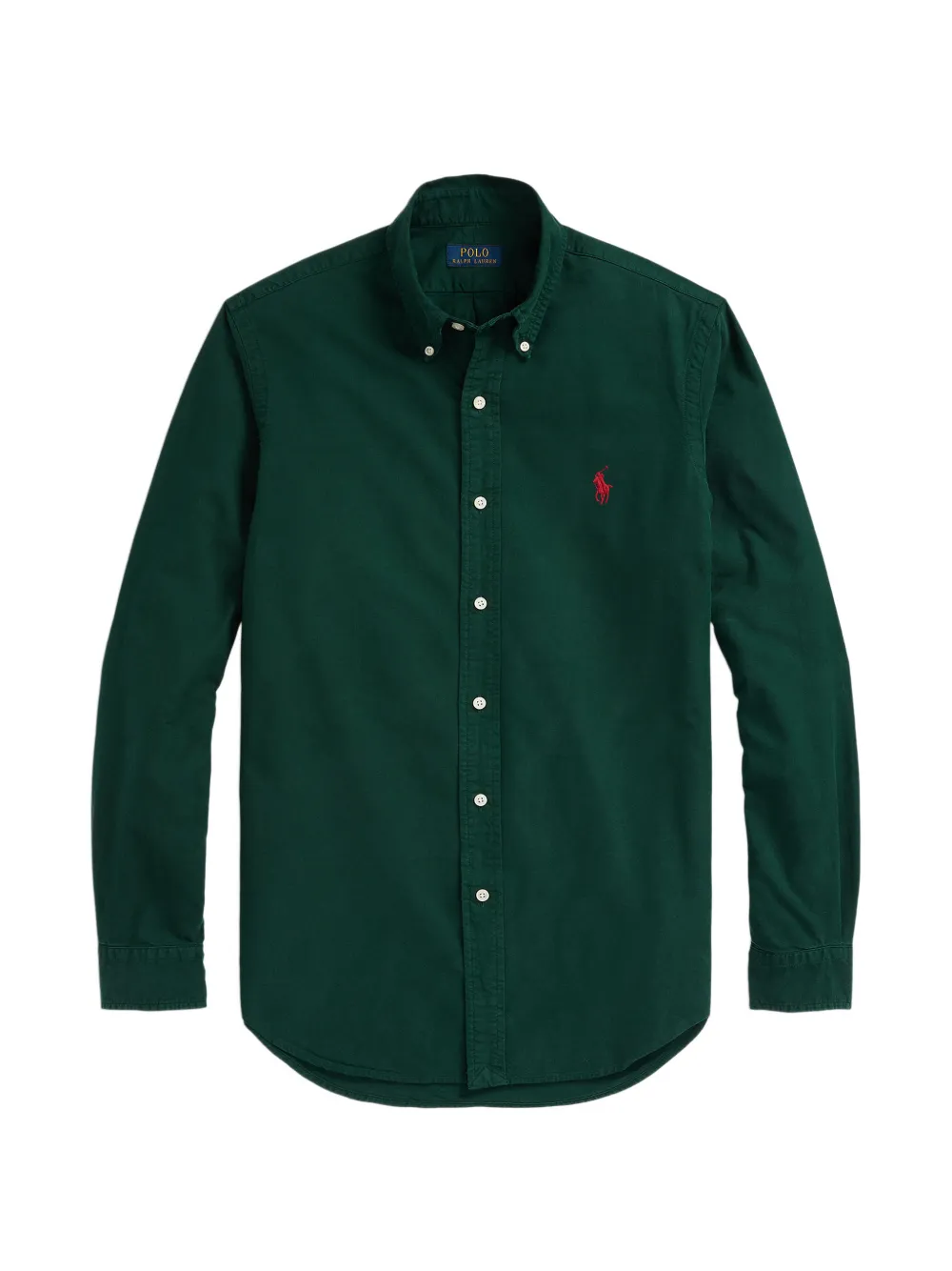 Polo Ralph Lauren embroidered-logo button-down shirt - Verde