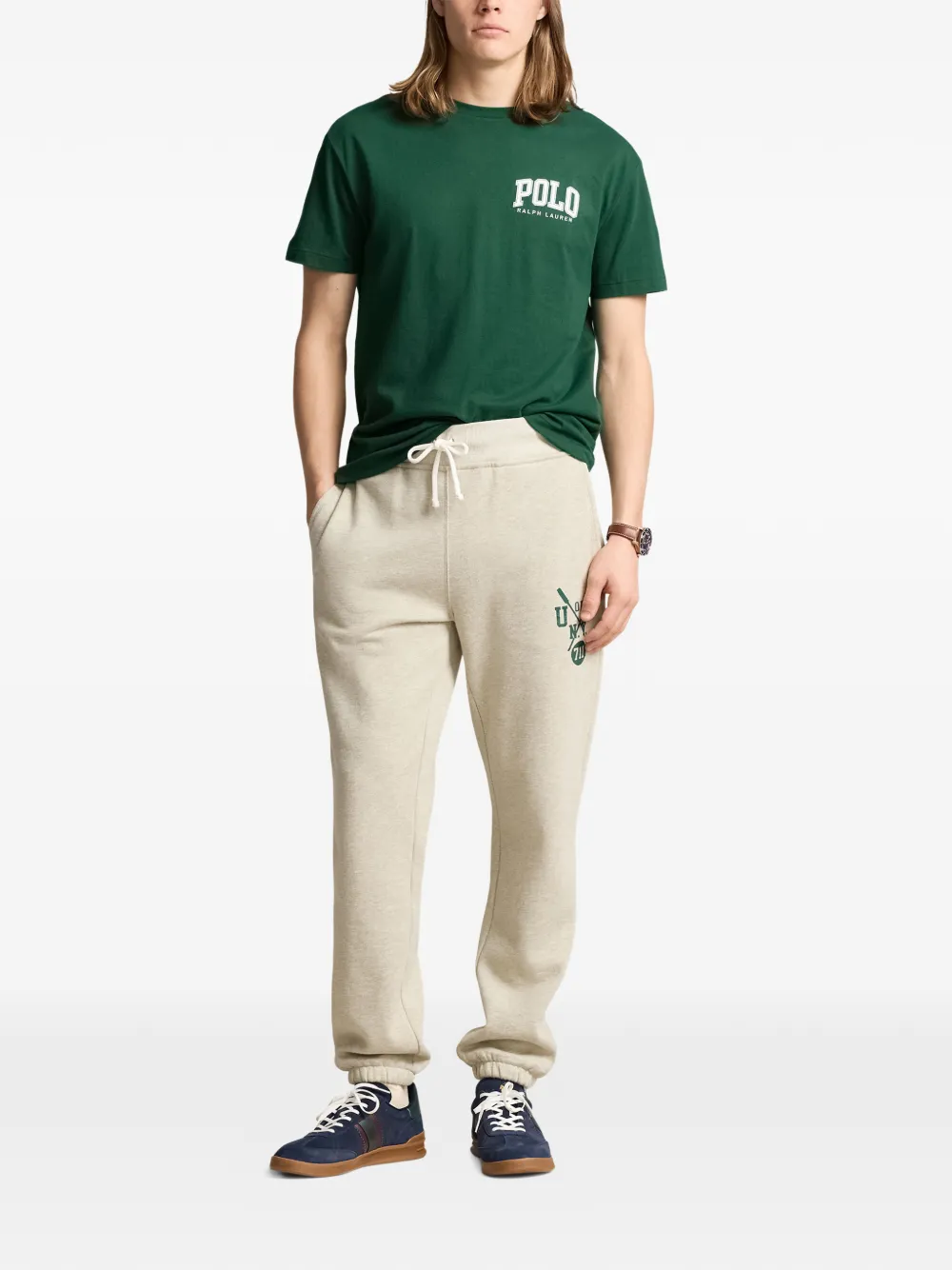 Polo Ralph Lauren T-shirt met logoprint Groen