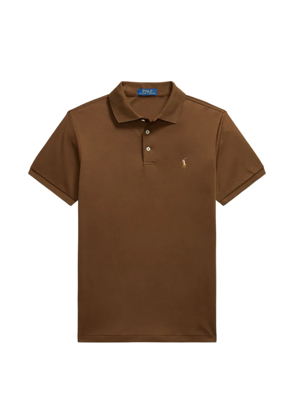 Polo Ralph Lauren logo-embroidered polo shirt - Braun