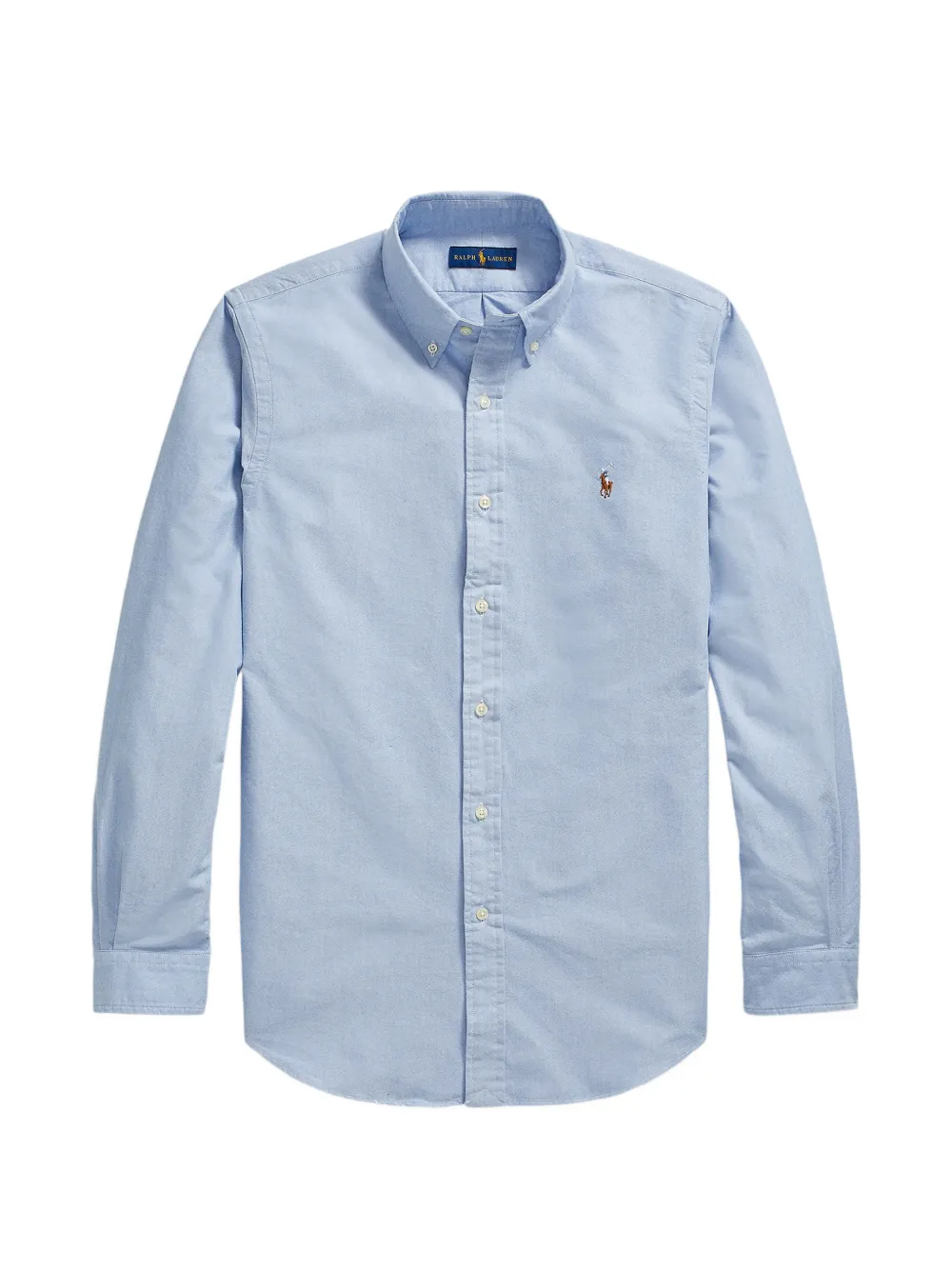 Polo Ralph Lauren logo-embroidered button-down shirt - Blu