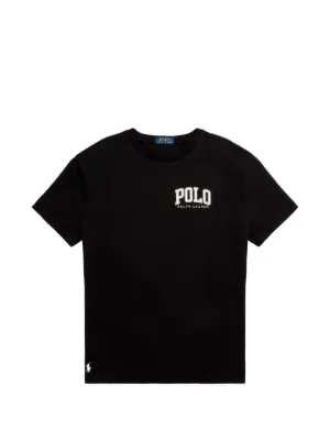 Polo Ralph Lauren エンブロイダリーロゴTシャツ | ブラック | FARFETCH JP