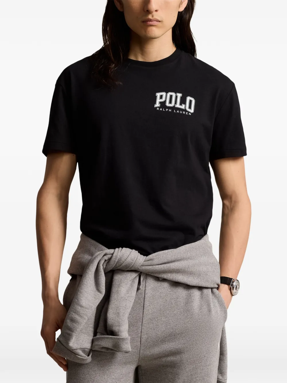 Polo Ralph Lauren T-shirt met logoprint Zwart