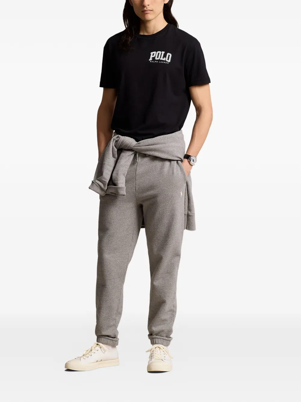 Polo Ralph Lauren T-shirt met logoprint Zwart