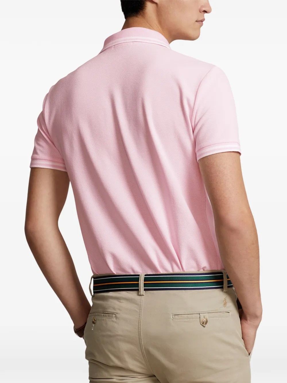 Polo Ralph Lauren Poloshirt met geborduurd logo Roze