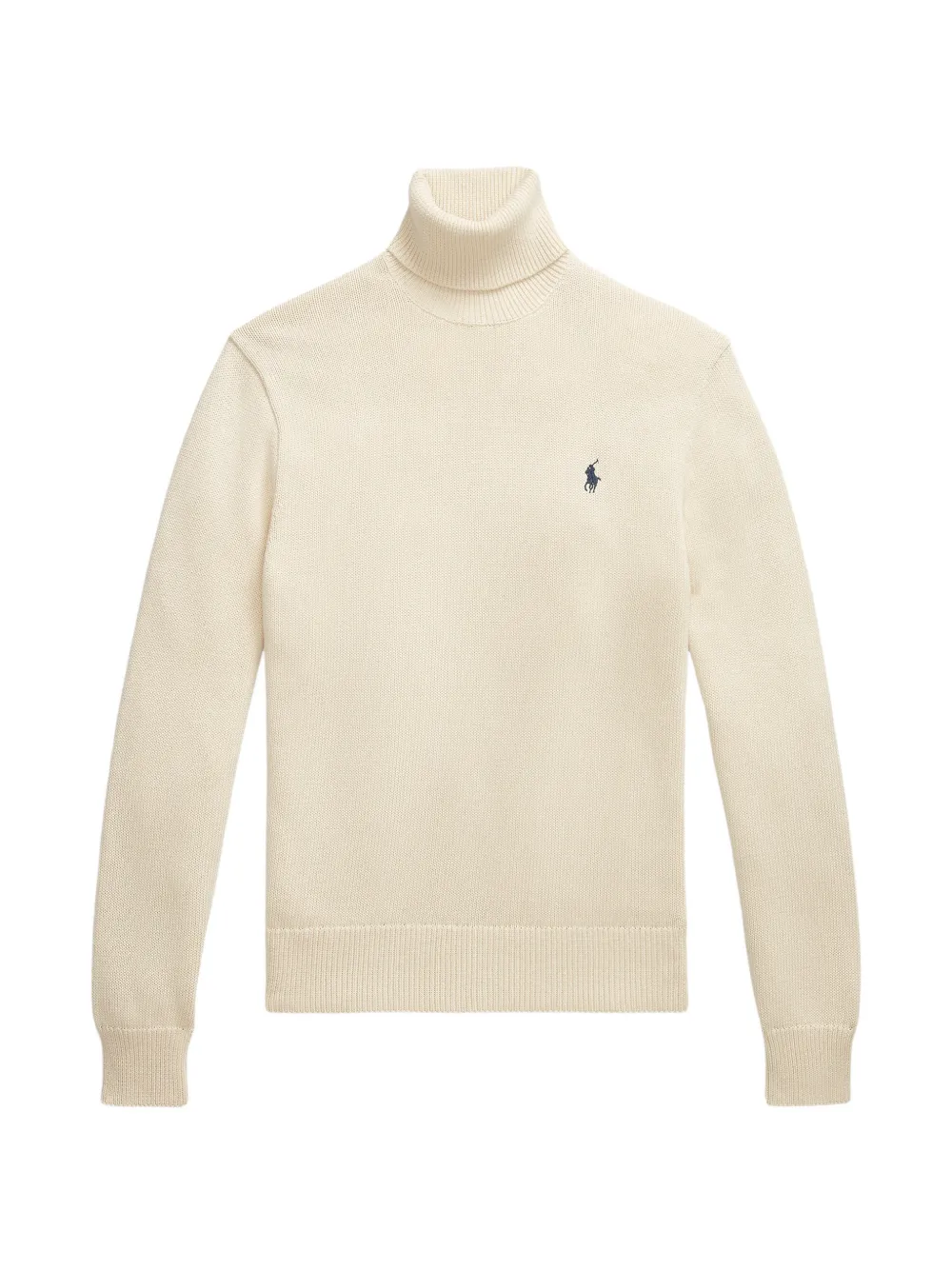 Polo Ralph Lauren roll-neck logo-embroidered sweater - Toni neutri