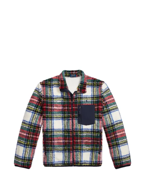 Polo Ralph Lauren tartan fleece sweatshirt