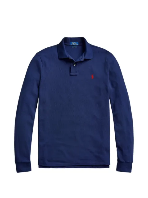 Polo Ralph Lauren playera tipo polo de piqué manga larga