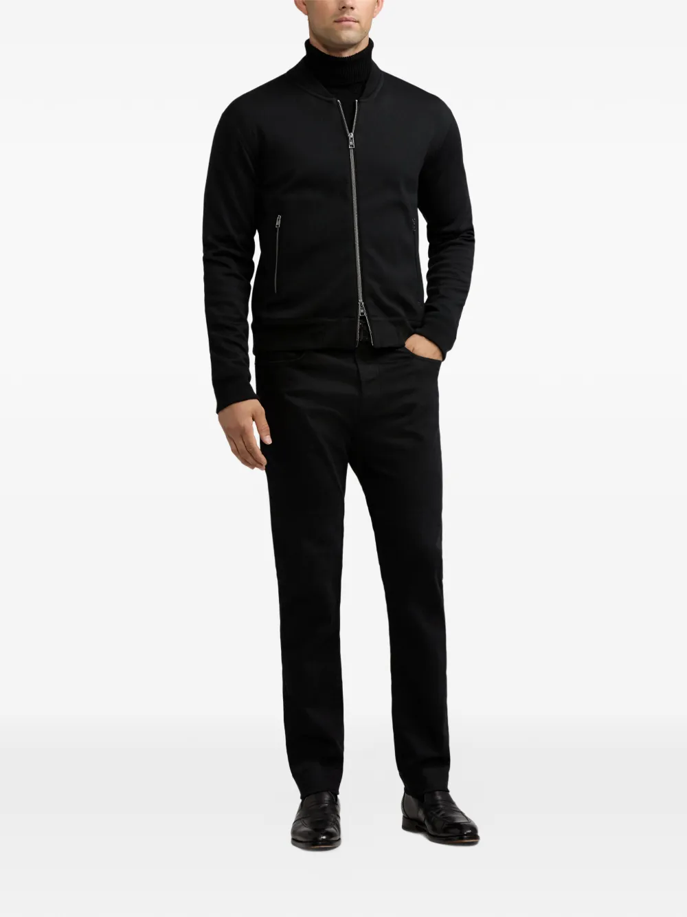 Polo Ralph Lauren Bomberjack met rits Zwart