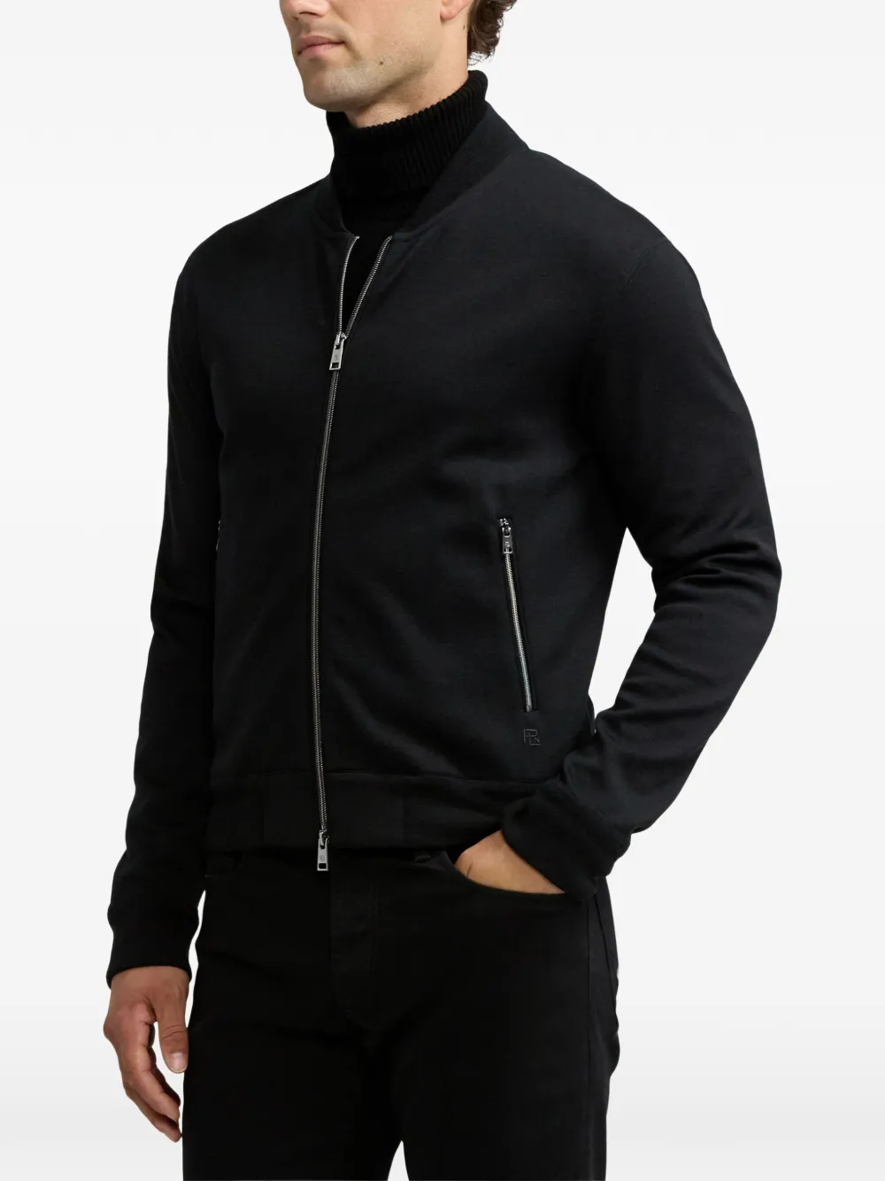 Polo Ralph Lauren Bomberjack met rits Zwart