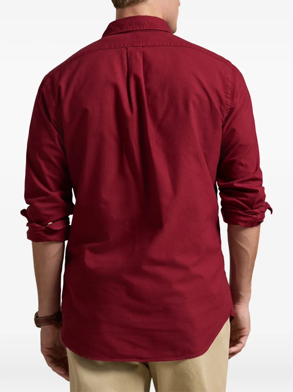 Polo Ralph Lauren Overhemd met geborduurd logo Rood