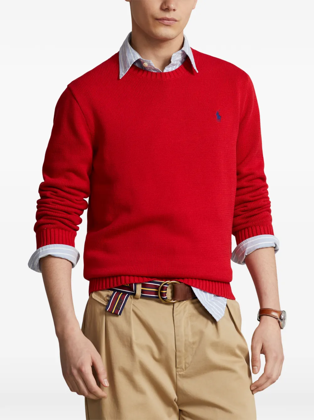 Polo Ralph Lauren Trui met geborduurd logo Rood