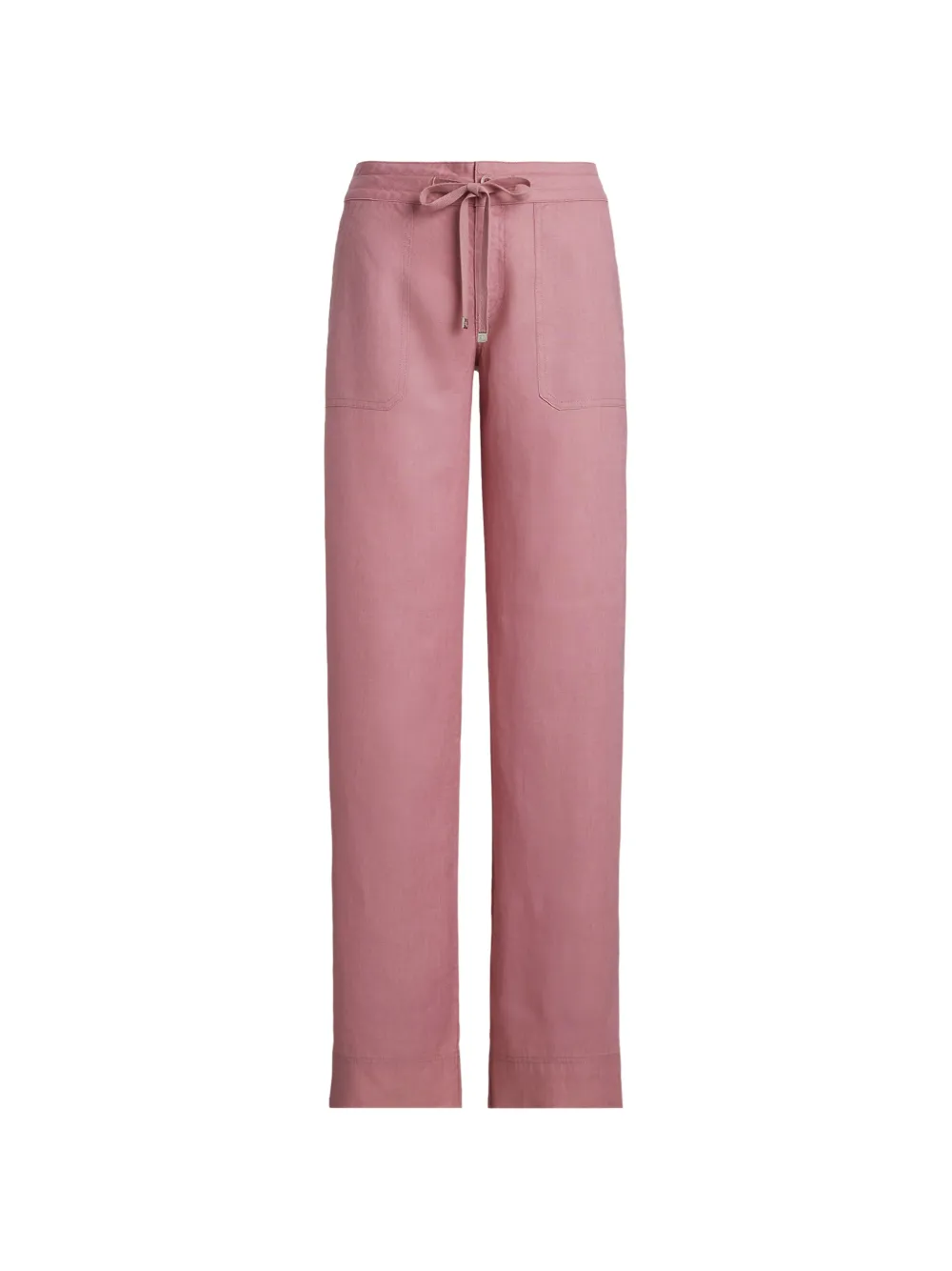 Lauren Ralph Lauren drawstring patch-pocket trousers - Rosa