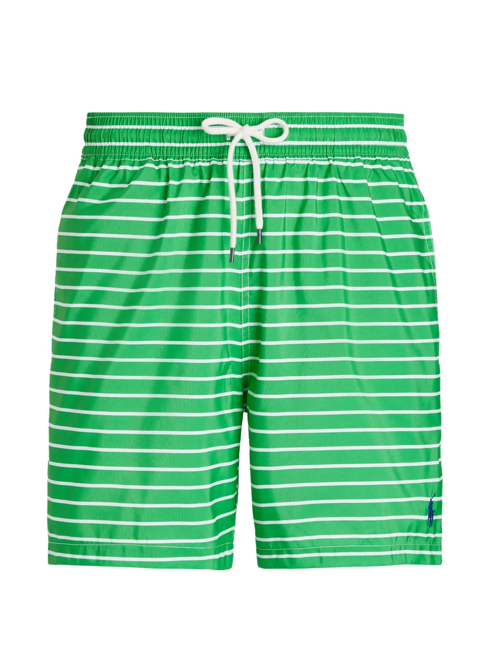Polo Ralph Lauren striped drawstring-waist swim shorts - Verde