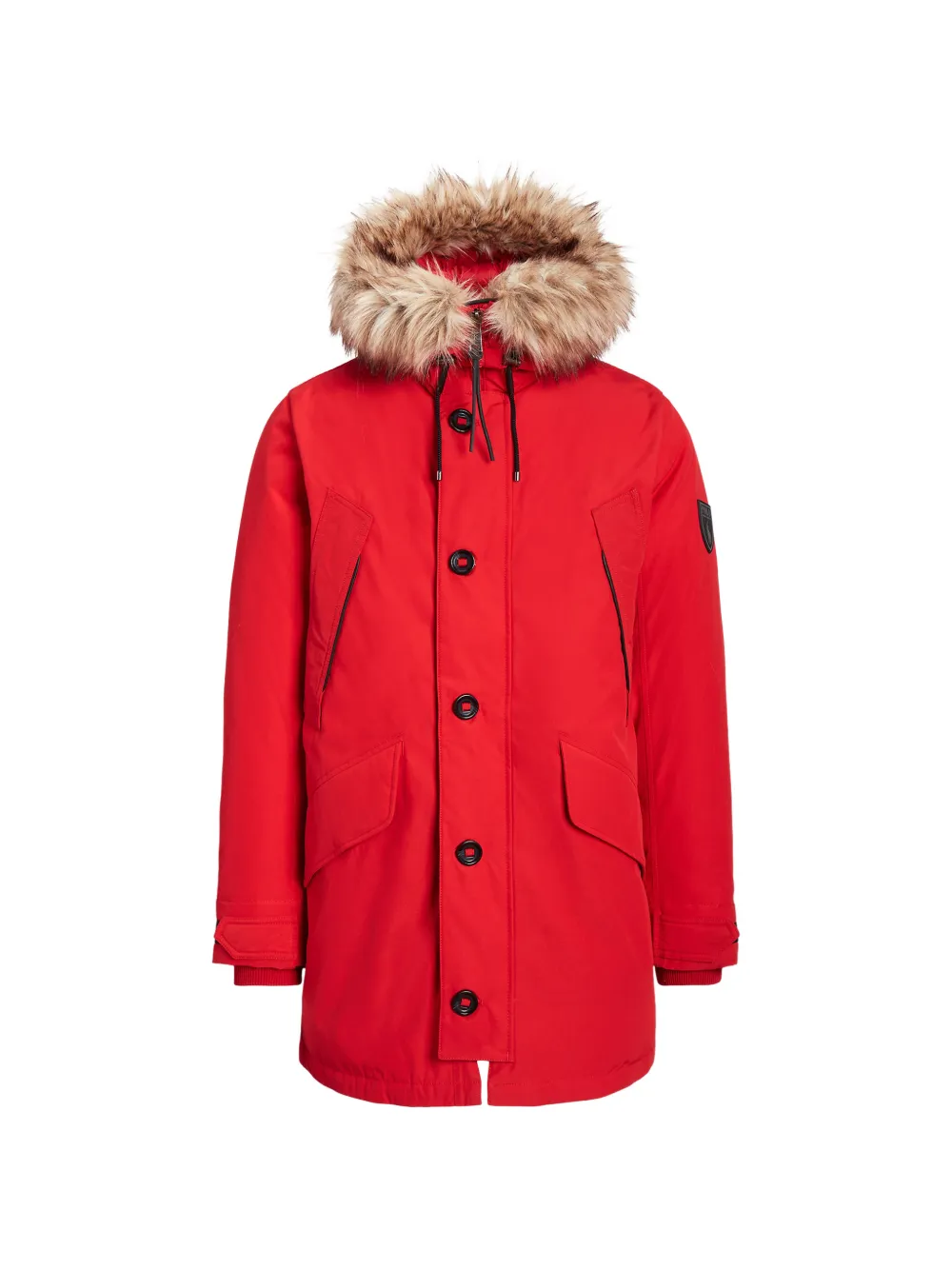 Polo Ralph Lauren buttoned hooded jacket - Rot