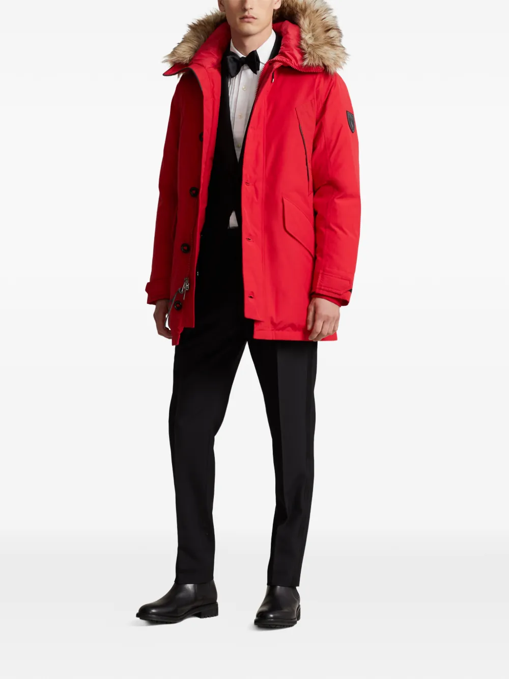 Polo Ralph Lauren Jack met capuchon Rood