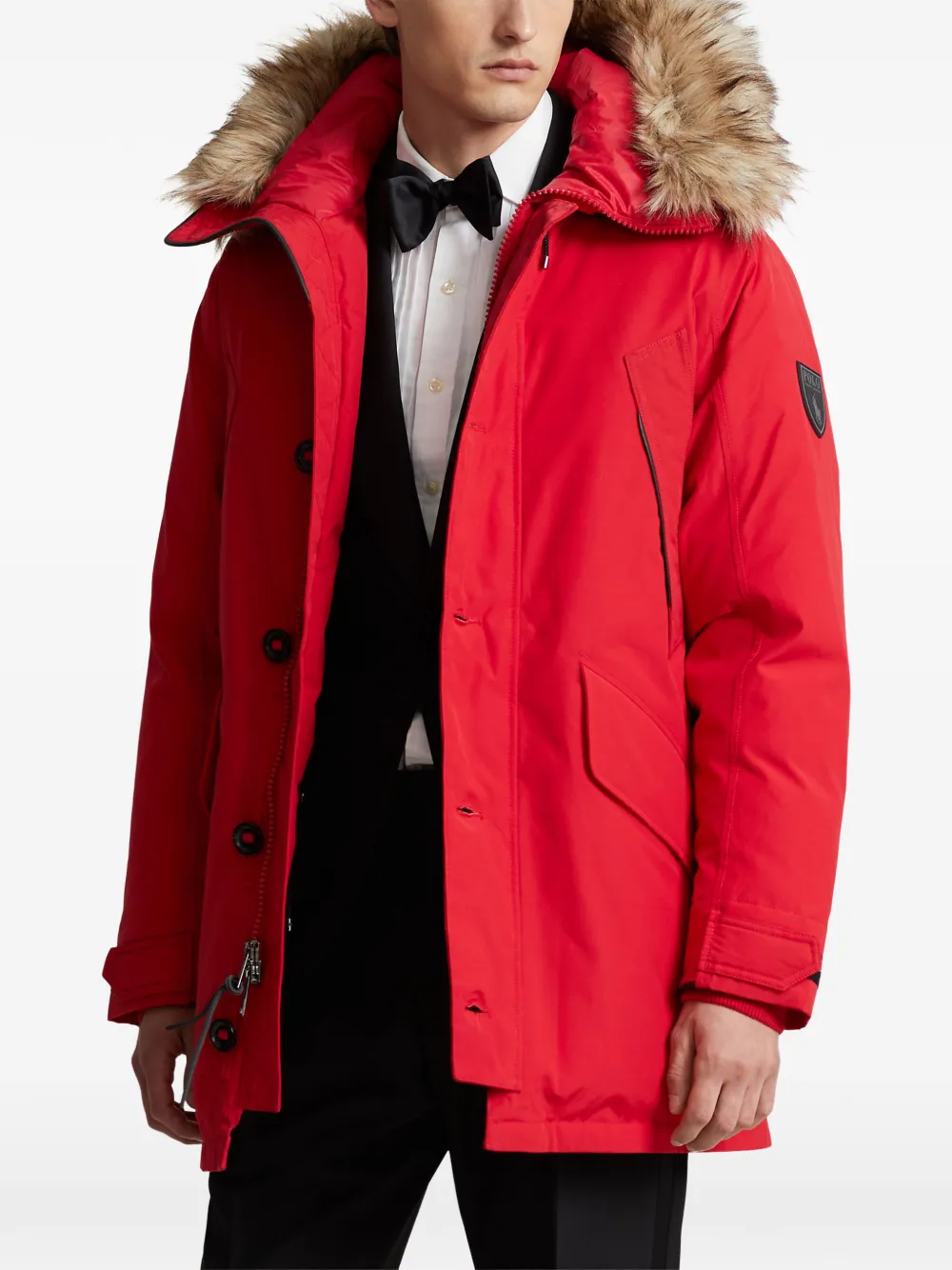 Polo Ralph Lauren Jack met capuchon Rood