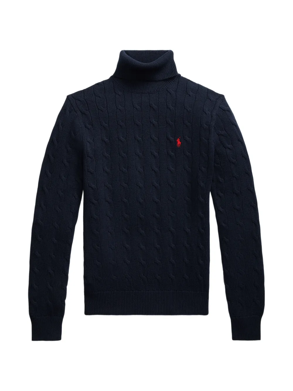 Polo Ralph Lauren cable-knit roll-neck sweater - Blu