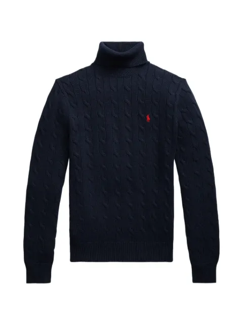 Polo Ralph Lauren cable-knit roll-neck sweater
