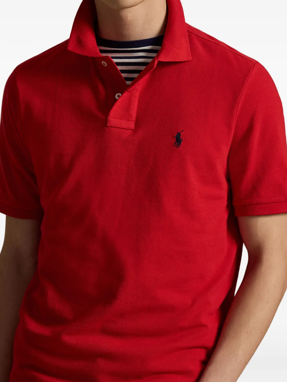 Polo Ralph Lauren Poloshirt met geborduurd logo Rood
