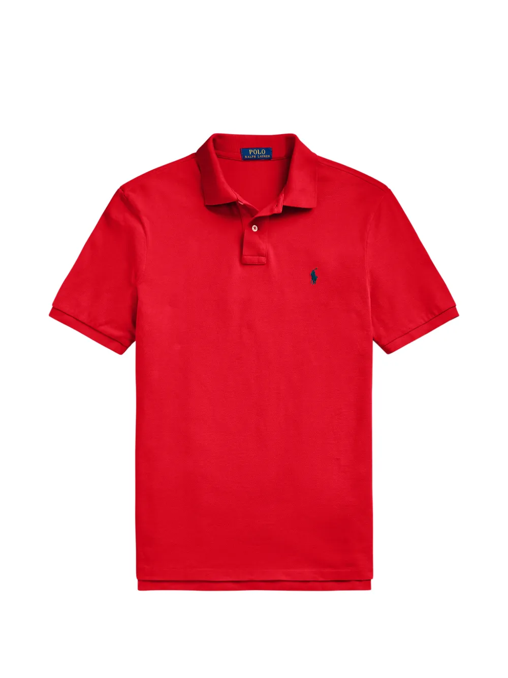 Polo Ralph Lauren logo-embroidered polo shirt - Rosso