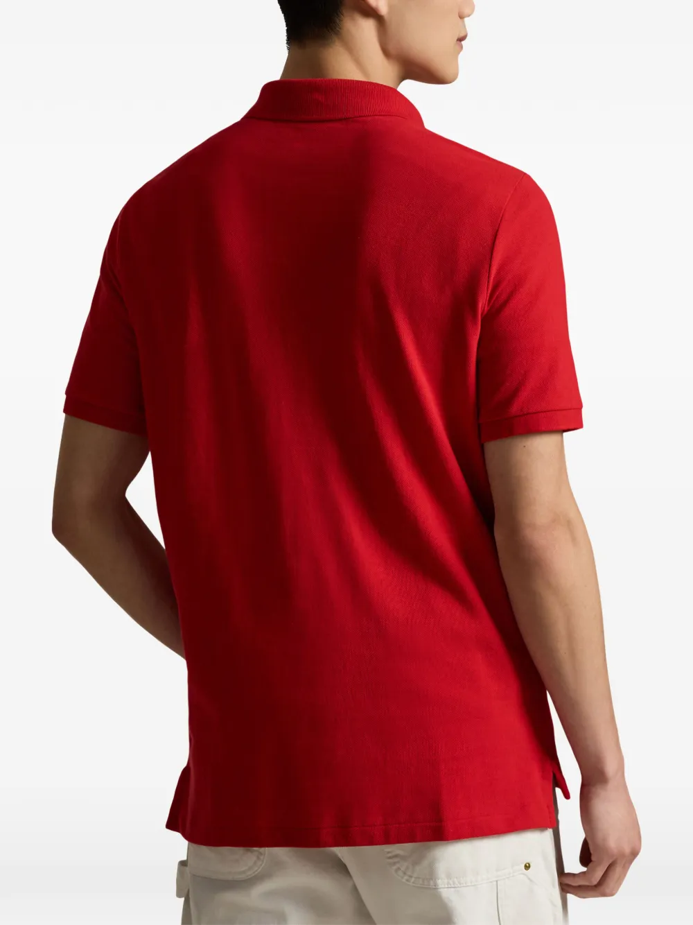 Polo Ralph Lauren Poloshirt met geborduurd logo Rood