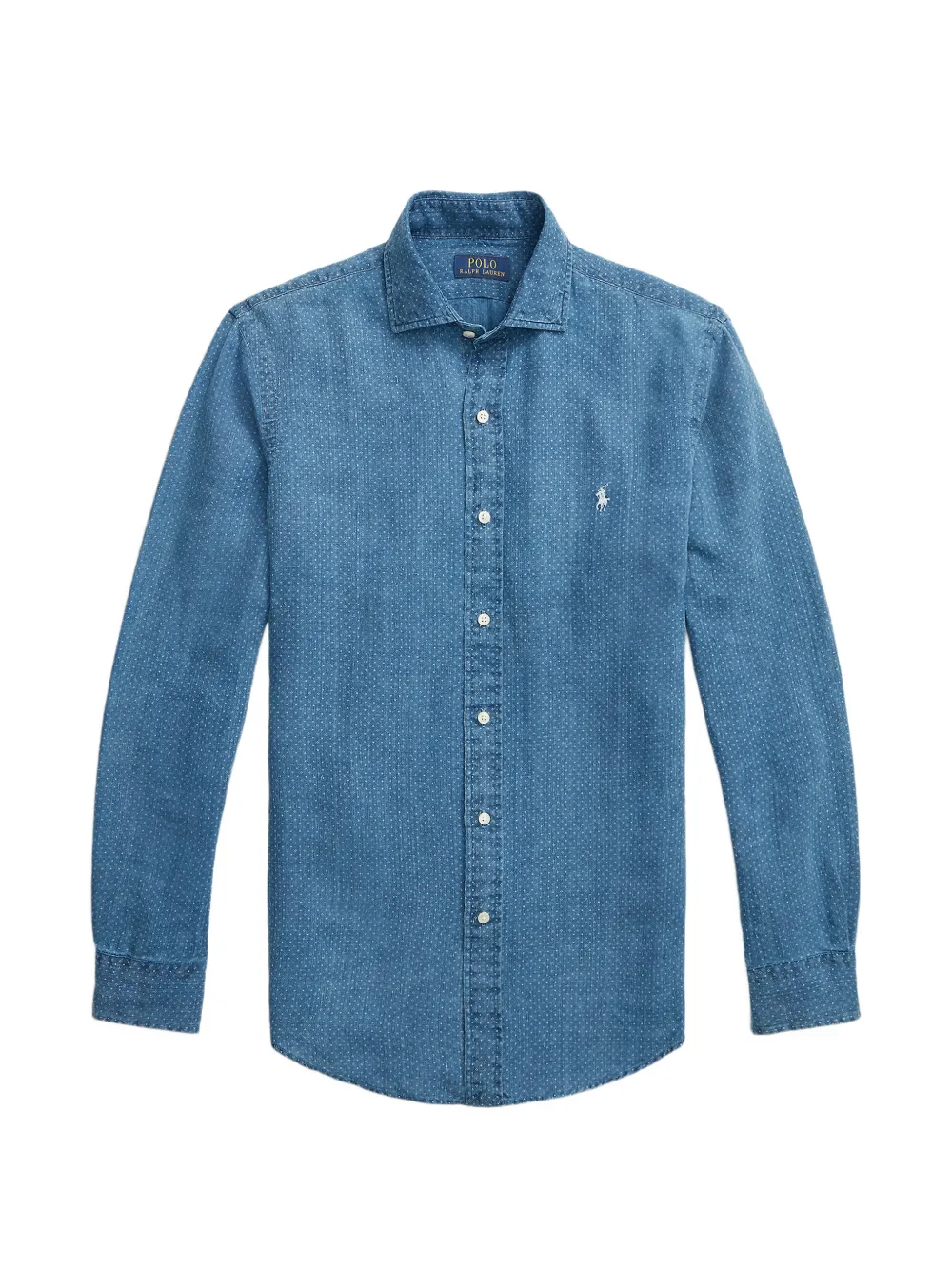 Polo Ralph Lauren dotted-pattern shirt - Blau