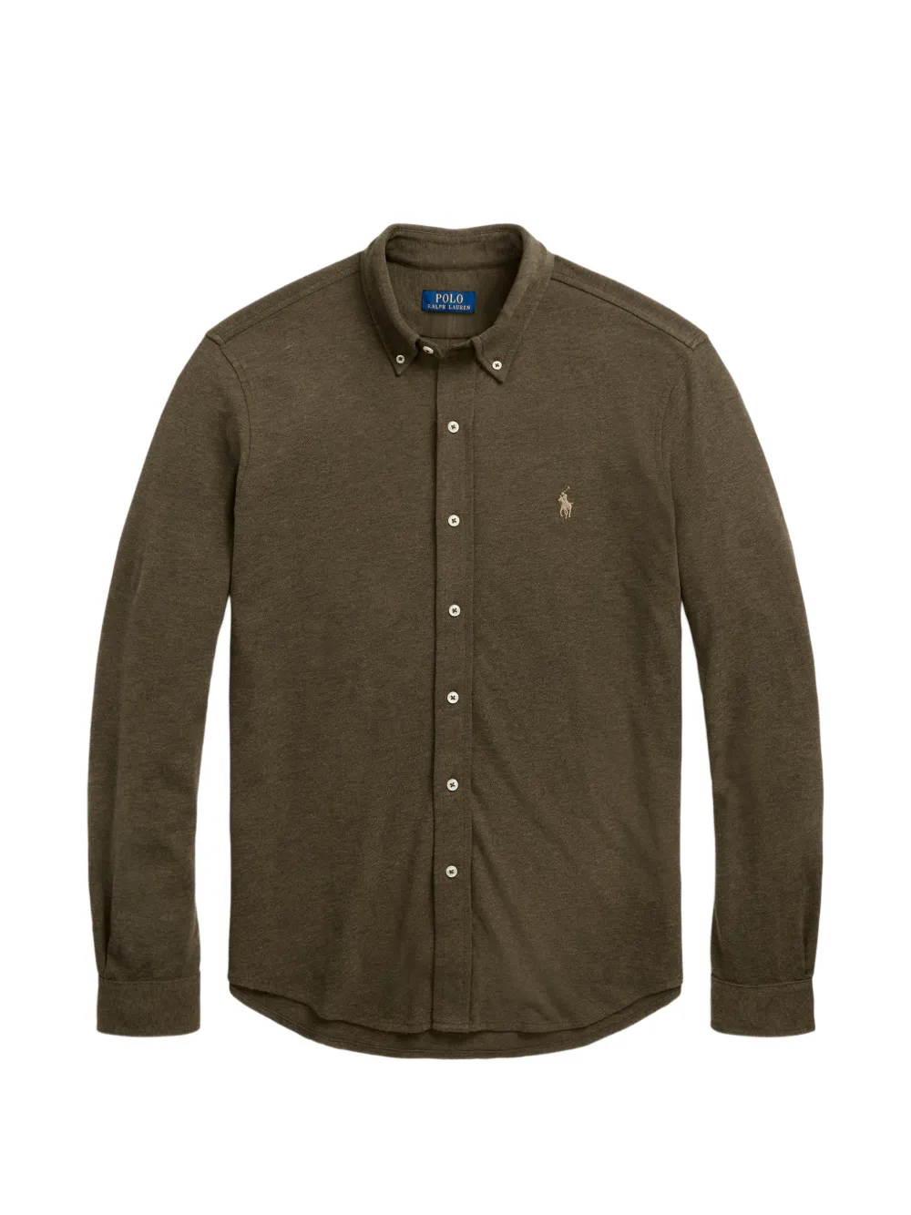 Polo Ralph Lauren logo-embroidered button-down shirt - Grün