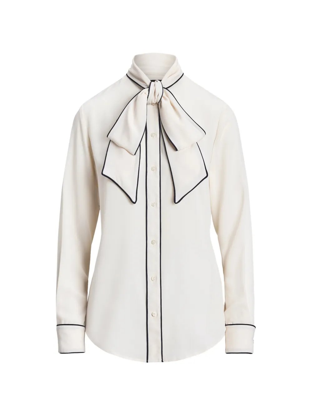 Lauren Ralph Lauren tie-neck blouse - Toni neutri
