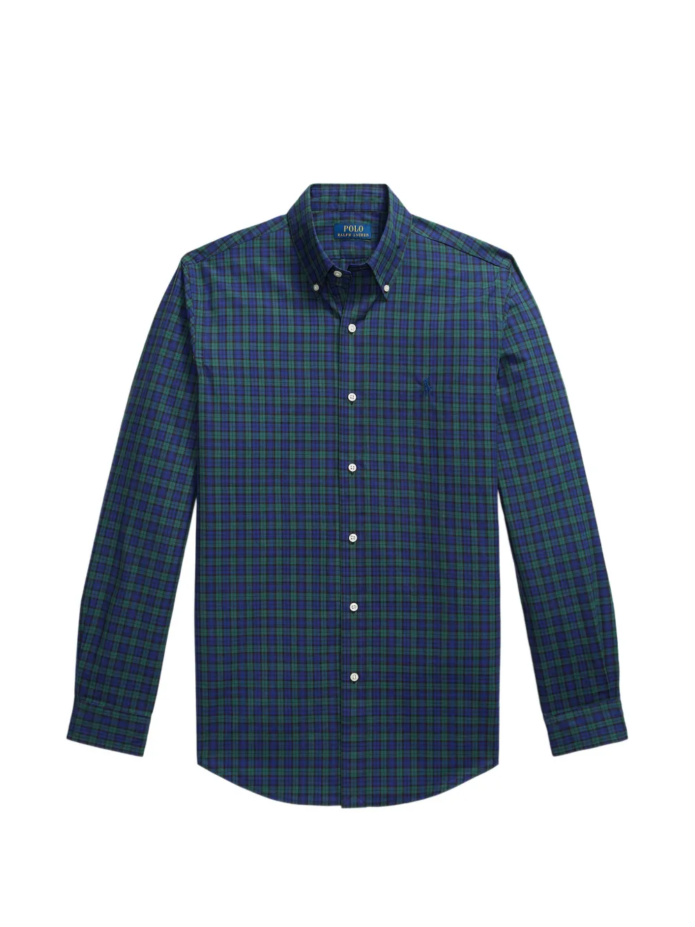 Polo Ralph Lauren check-print button-down shirt - Blau