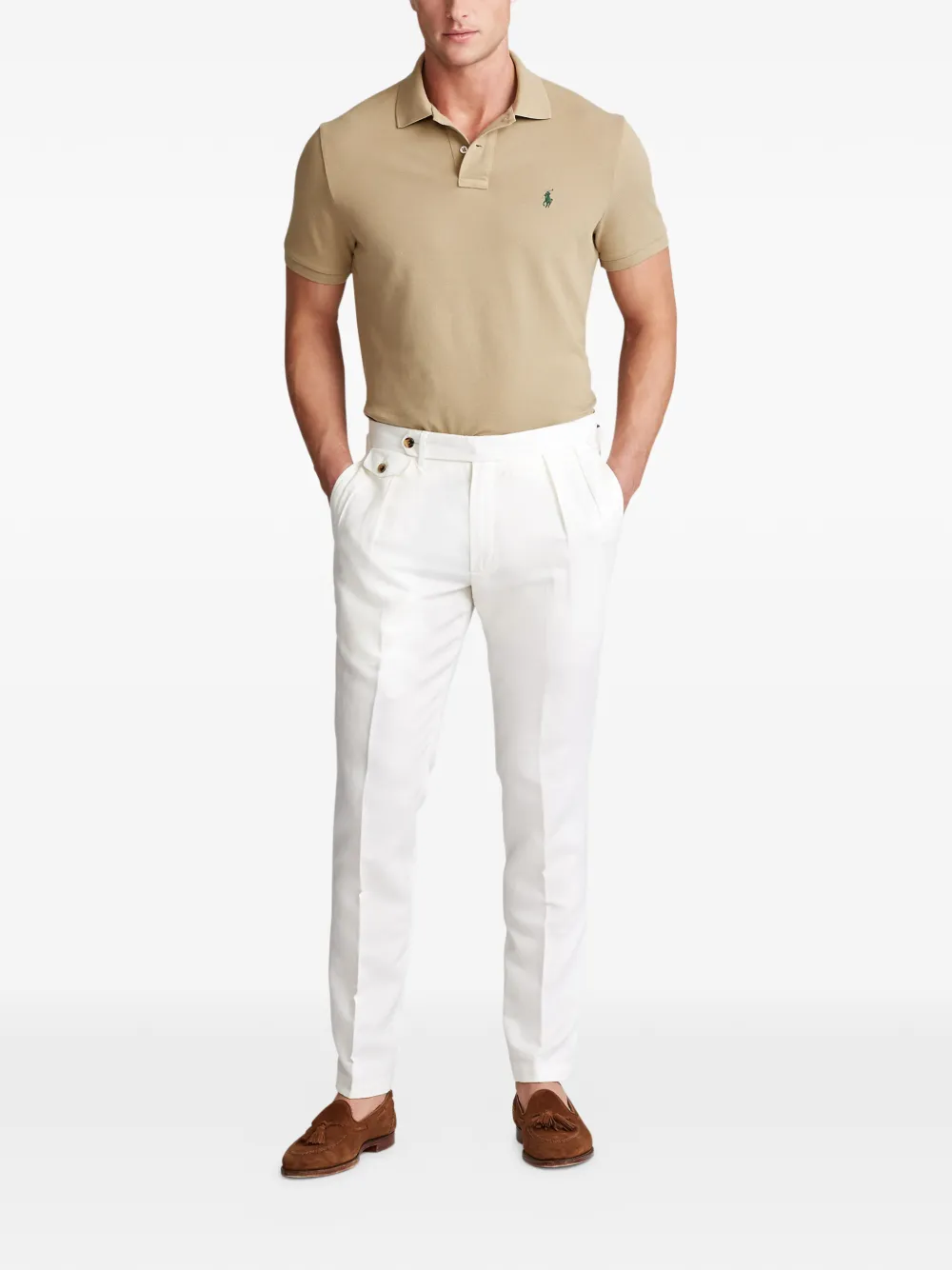 Polo Ralph Lauren Poloshirt met korte mouwen Beige