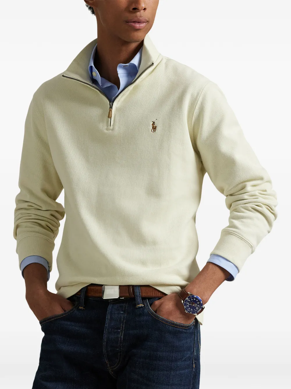 Polo Ralph Lauren half-zip Sweater | Neutrals | FARFETCH