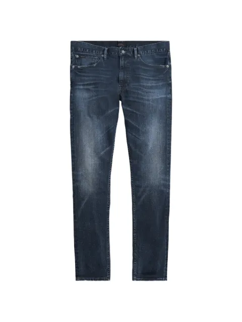 Polo Ralph Lauren whiskered faded-effect jeans