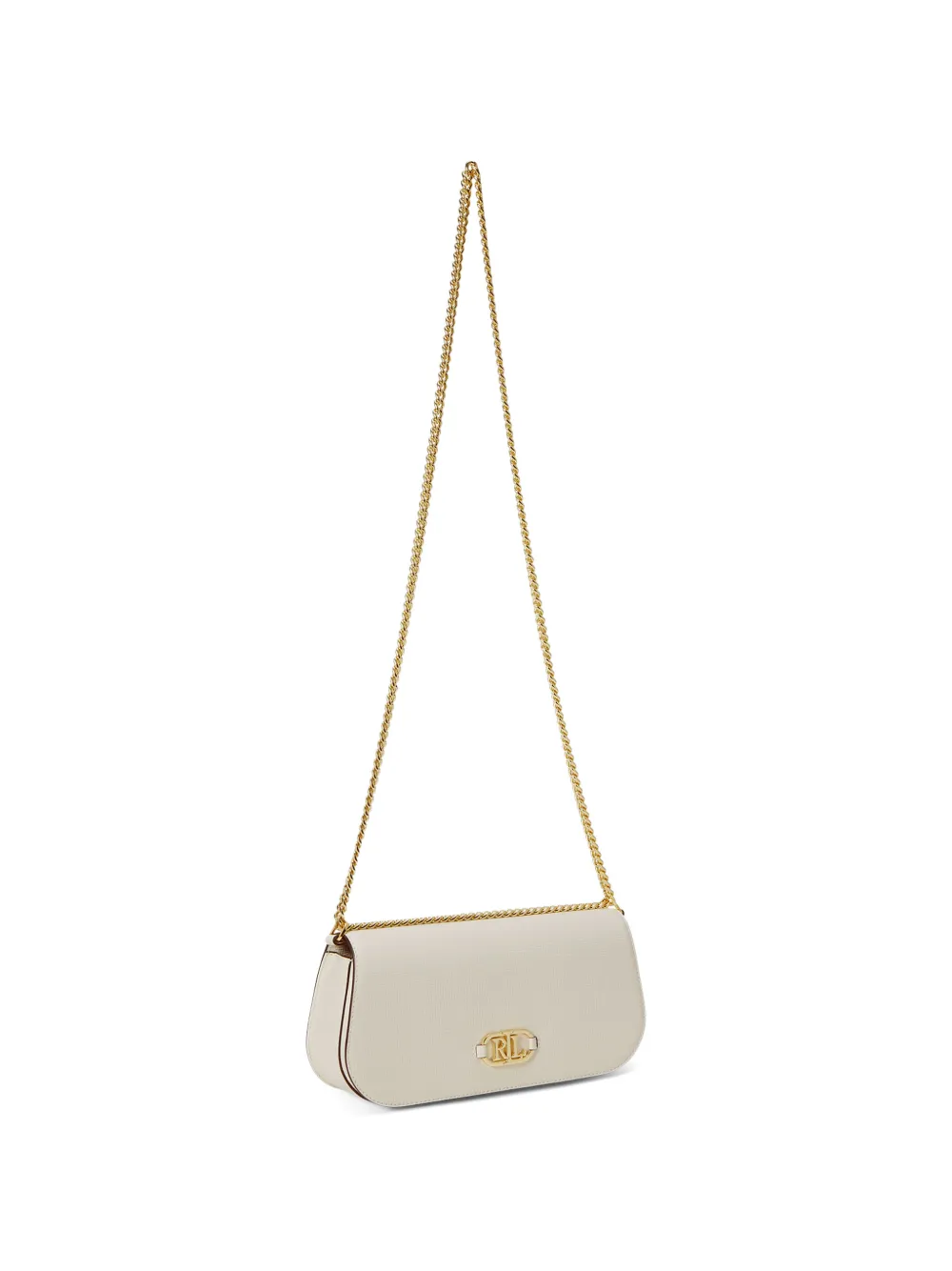 Lauren Ralph Lauren Schoudertas met logoplakkaat Beige
