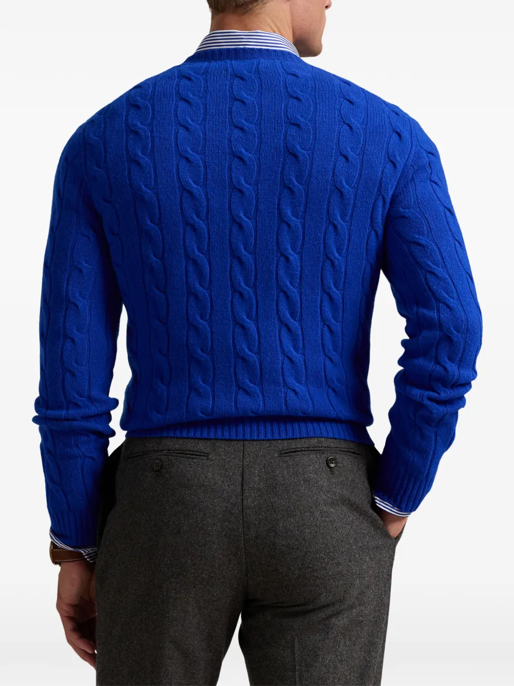Polo Ralph Lauren Kabelgebreide trui Blauw