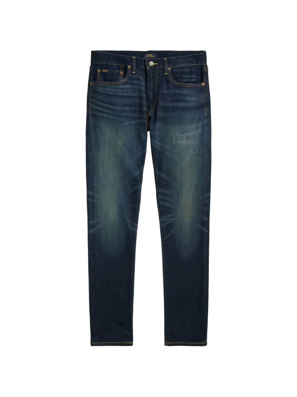 Polo Ralph Lauren faded-effect slim-fit jeans - Blau