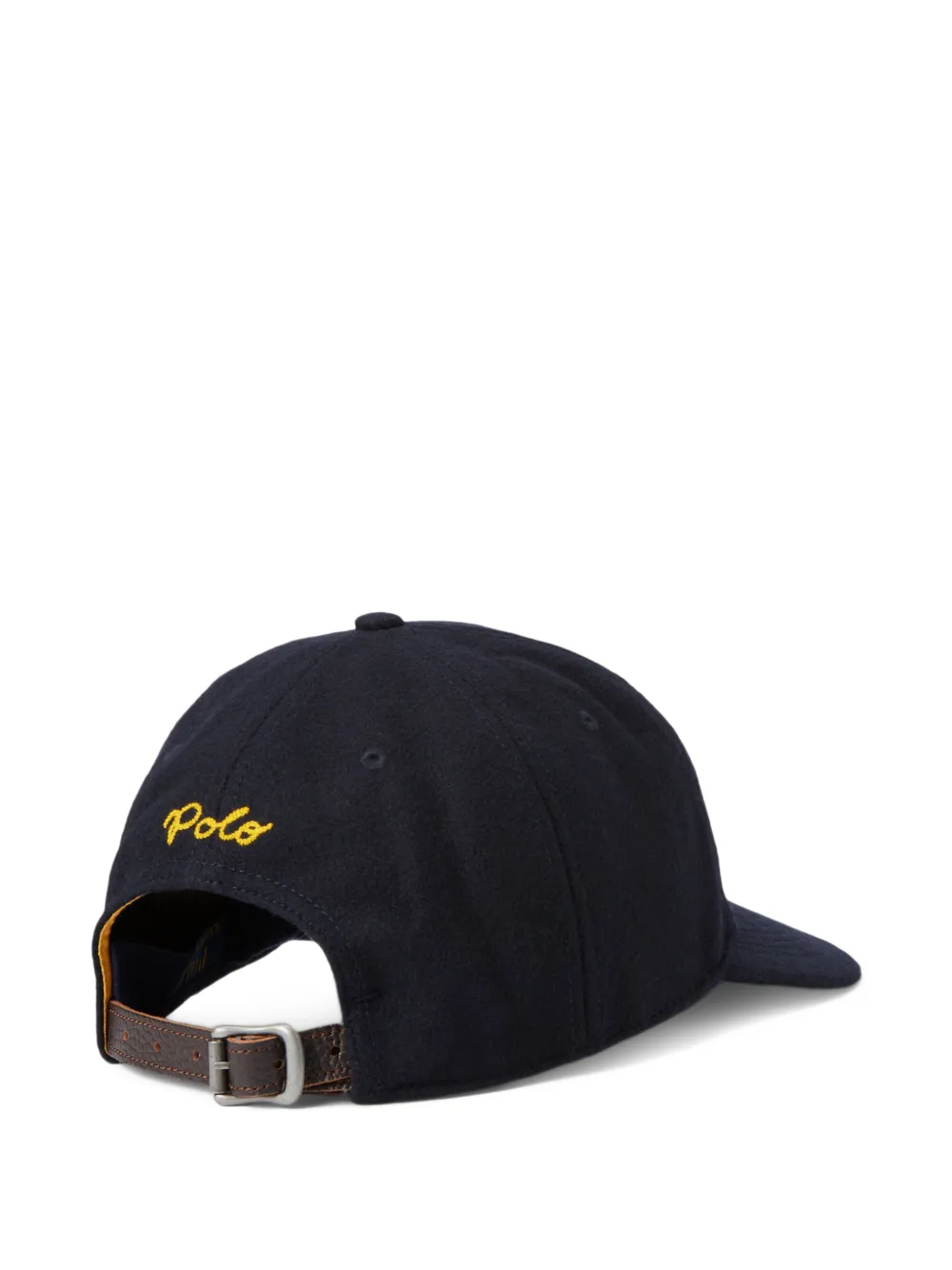 Polo Ralph Lauren Honkbalpet met letter-patch Blauw