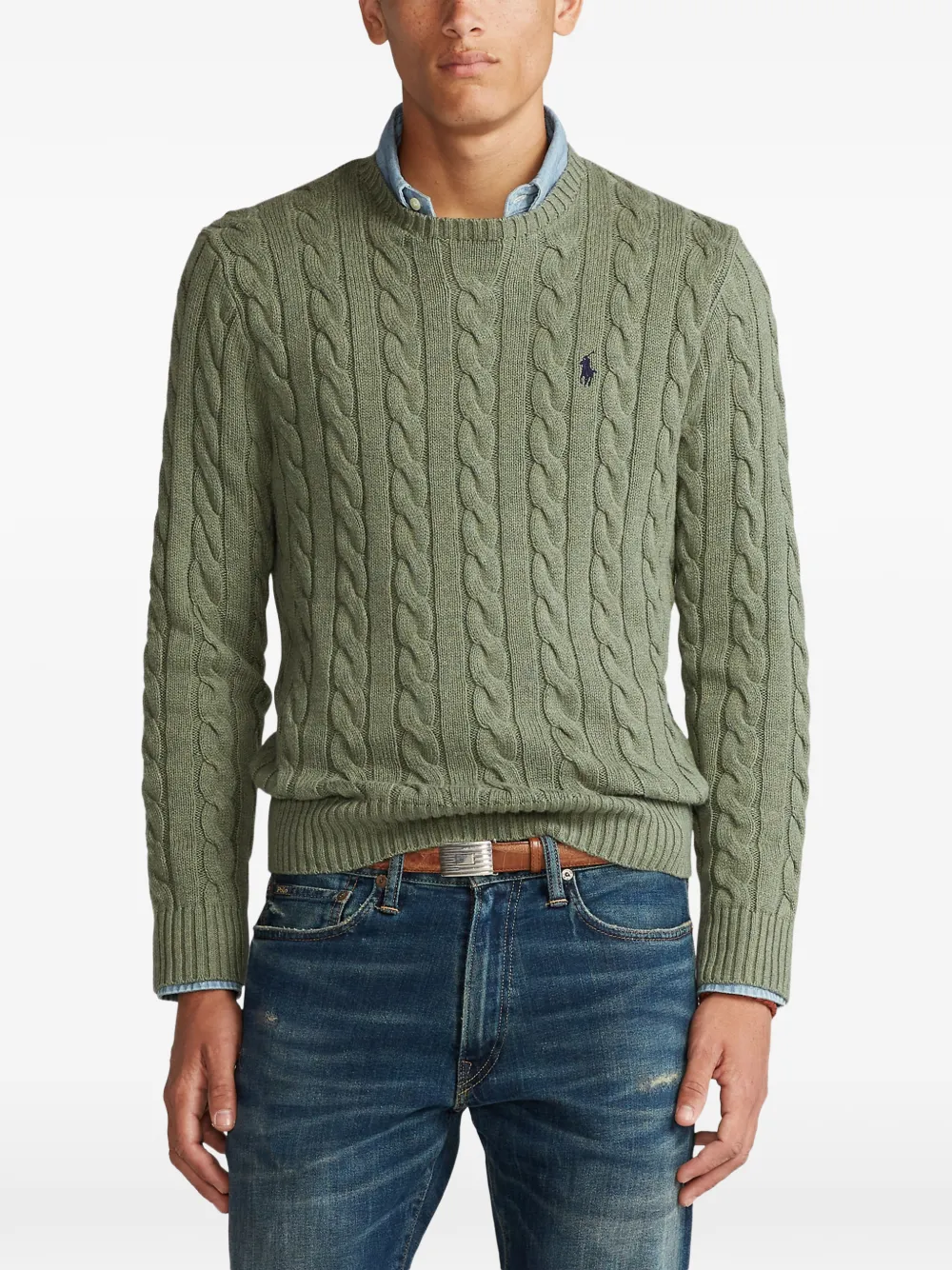 Polo Ralph Lauren Kabelgebreide trui Groen